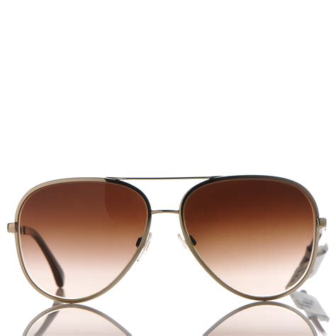 chanel pilot chain sunglasses